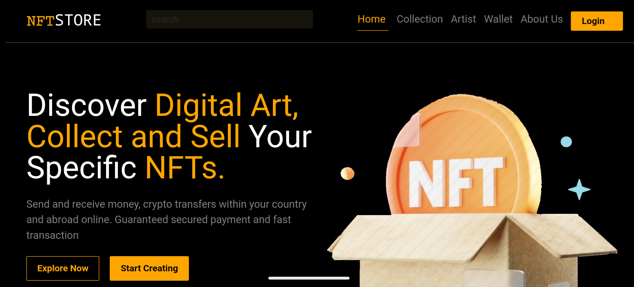 NFT Store project
